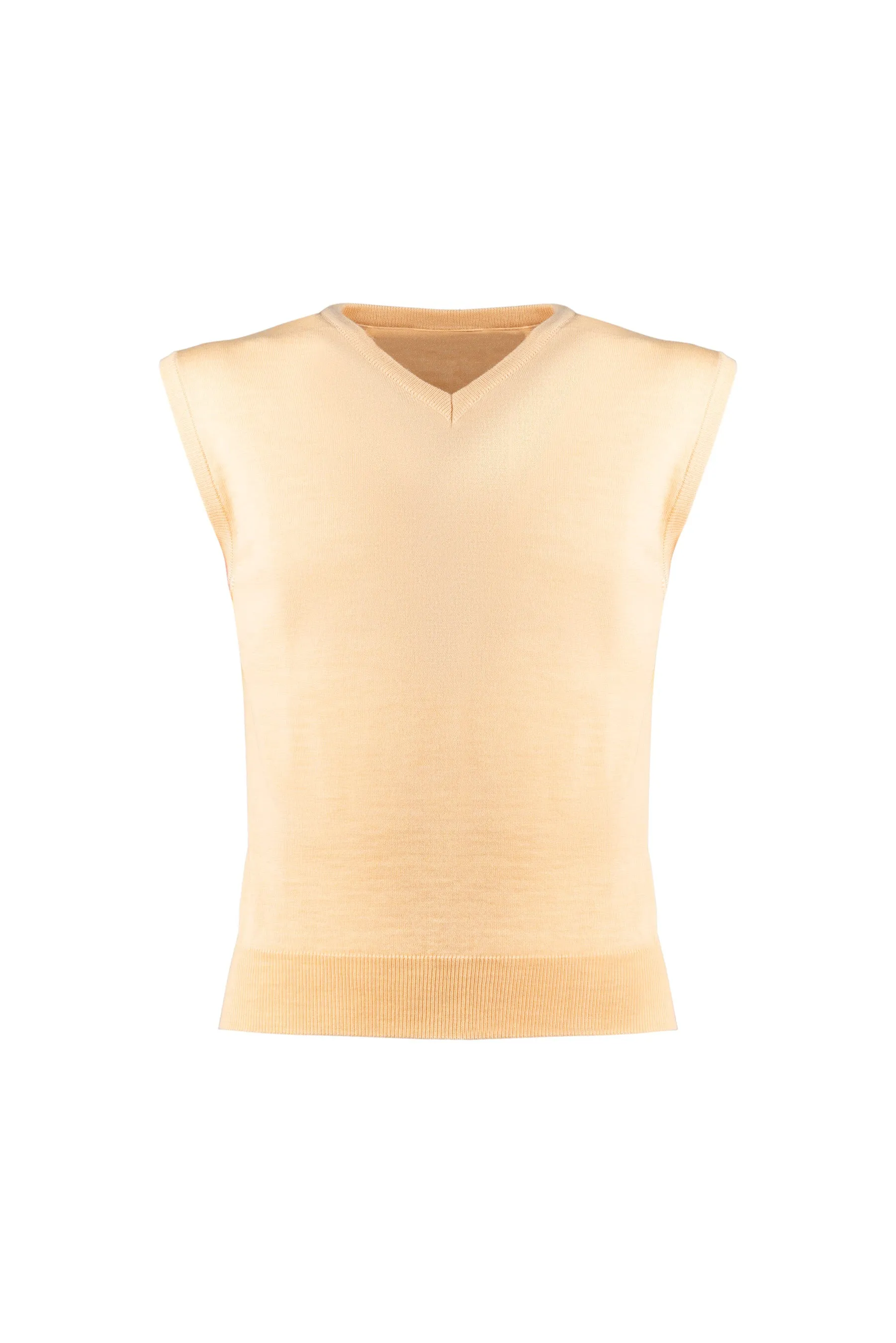 Cream Wool Vest