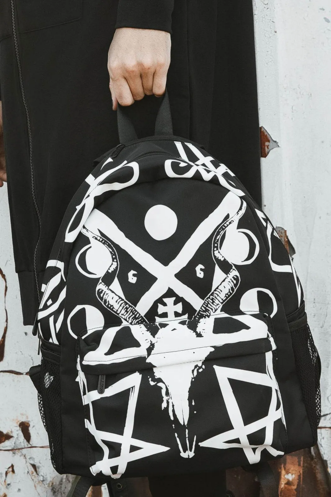 Cult Leader Goat Print Backpack