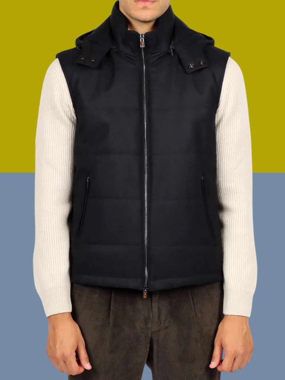 DAL 1926 Wool and Cashmere Sports Vest - BRERA 