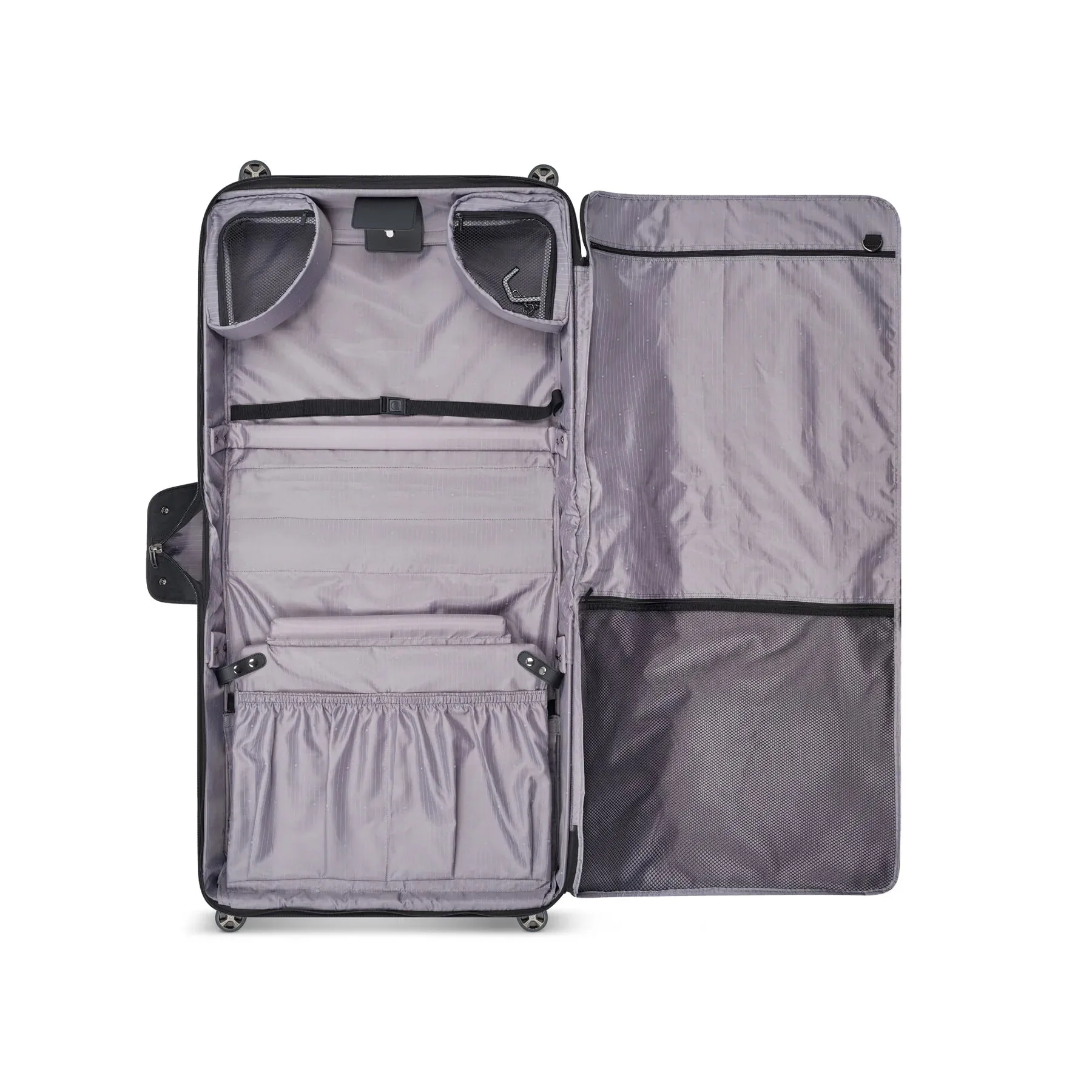 Delsey Helium DLX Softside Garment Spinner Luggage - Black