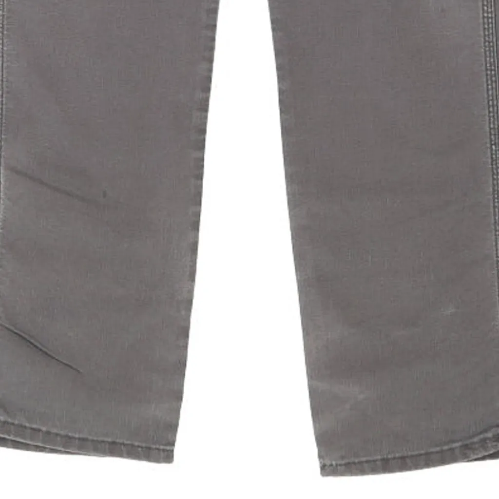 Dickies Carpenter Trousers - 36W 32L Grey Cotton