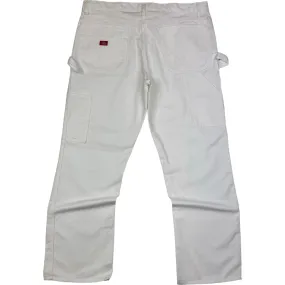 Dickies White Carpenter Utility Workwear Trousers