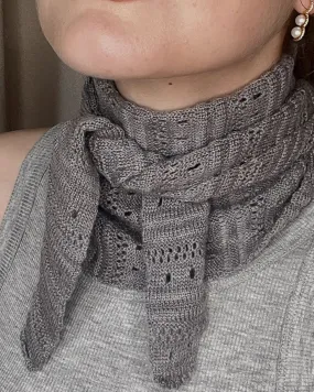 DINASW SCARF - Grey melange