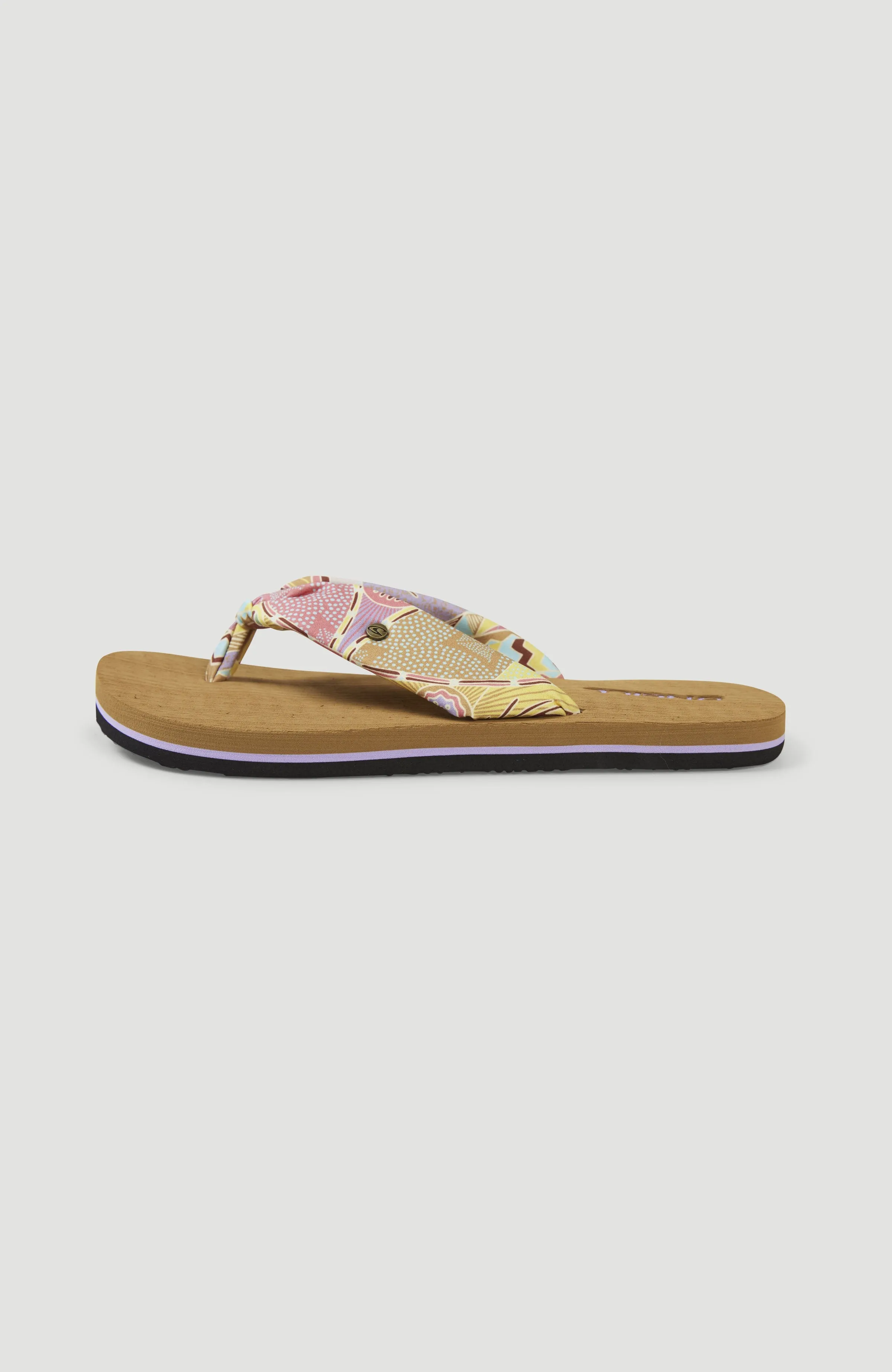 Ditsy Sun Bloom Sandals | Yellow Scarf Print