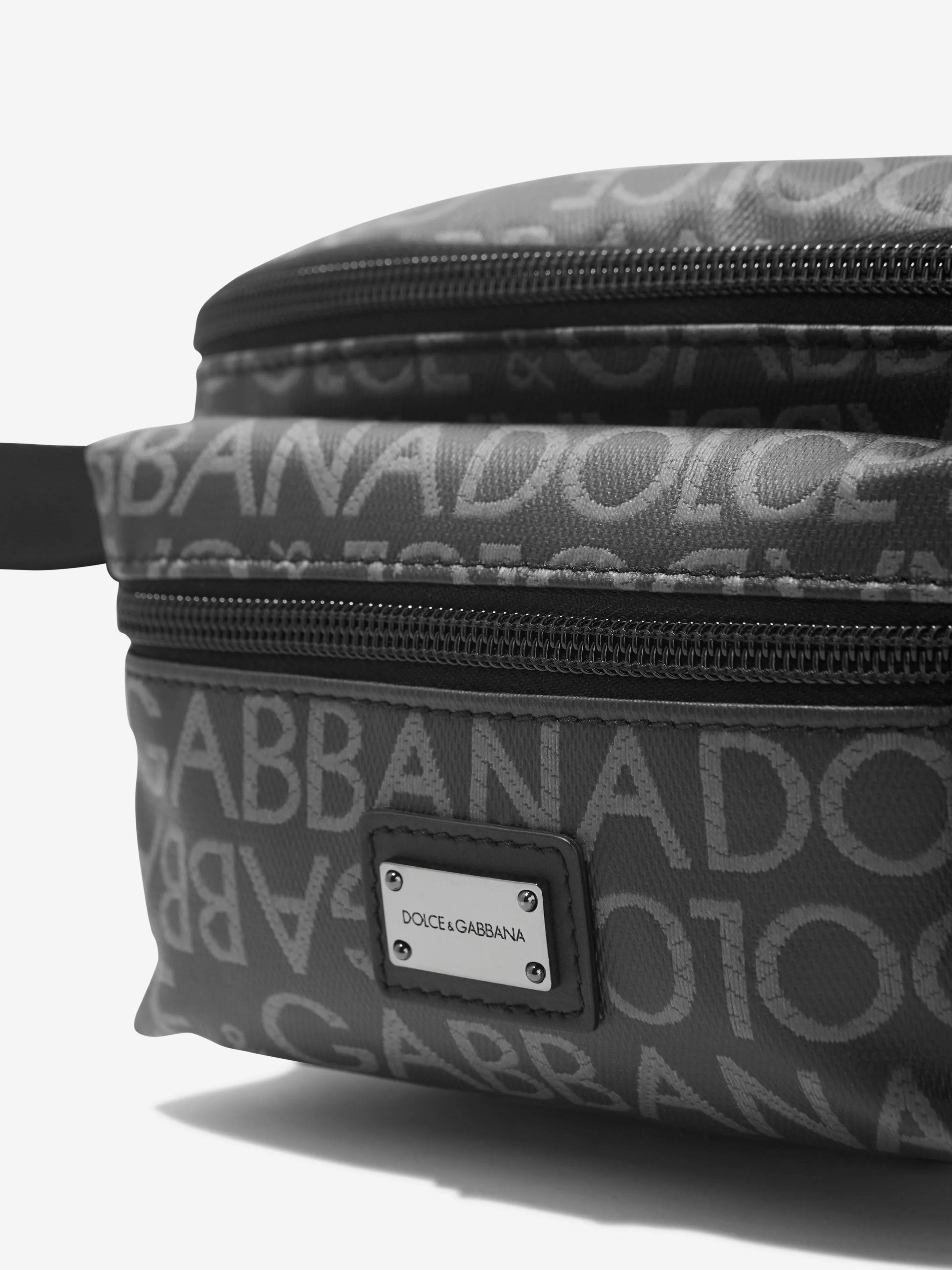 Dolce & Gabbana Kids Logo Belt Bag in Black