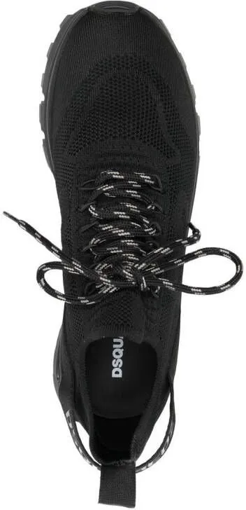 DSQUARED2 Harren logo-jacquard sneakers Black