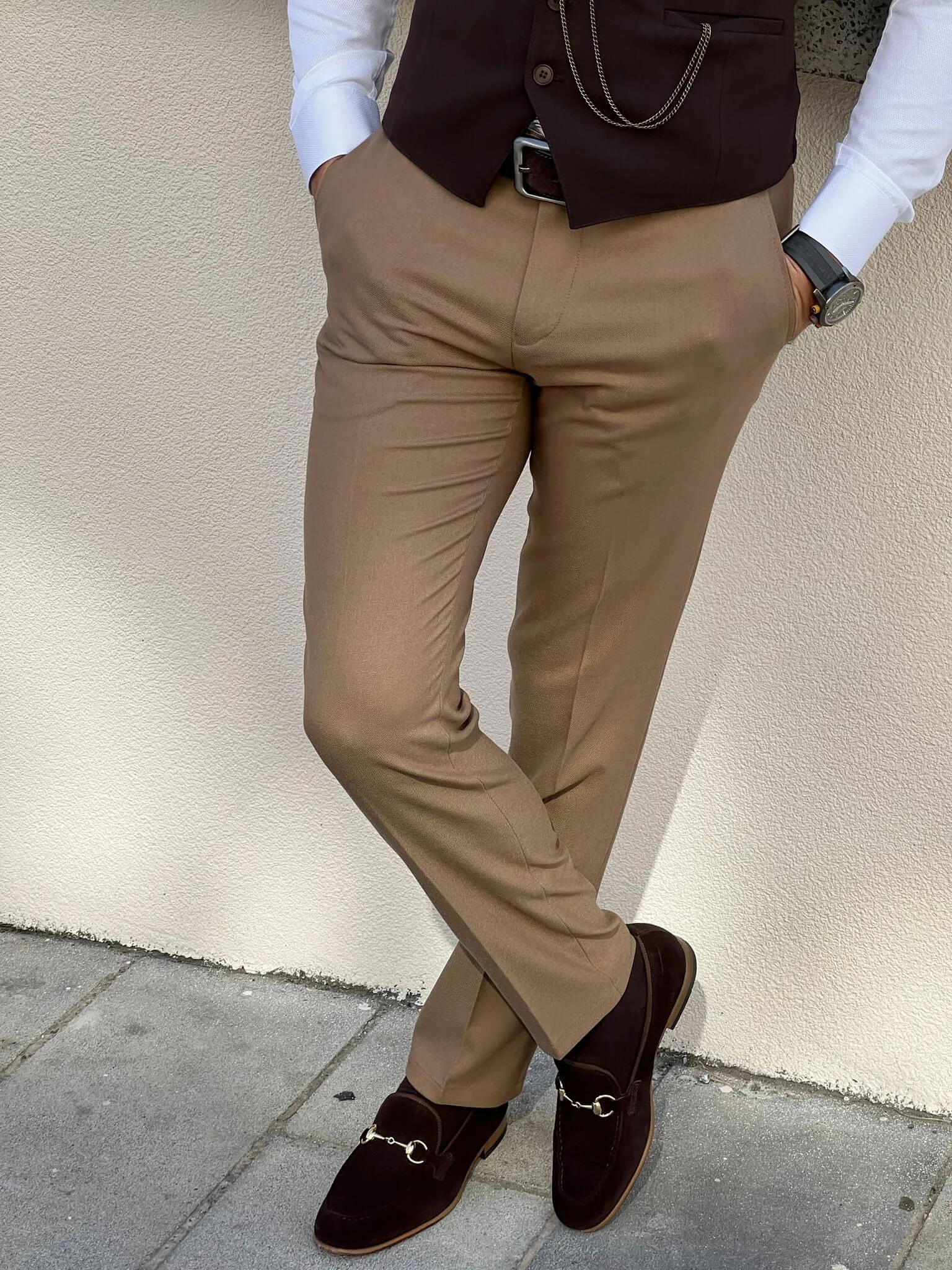 Duc Beige Trousers