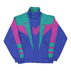 Fila Track Jacket - XS Block Colour Polyester