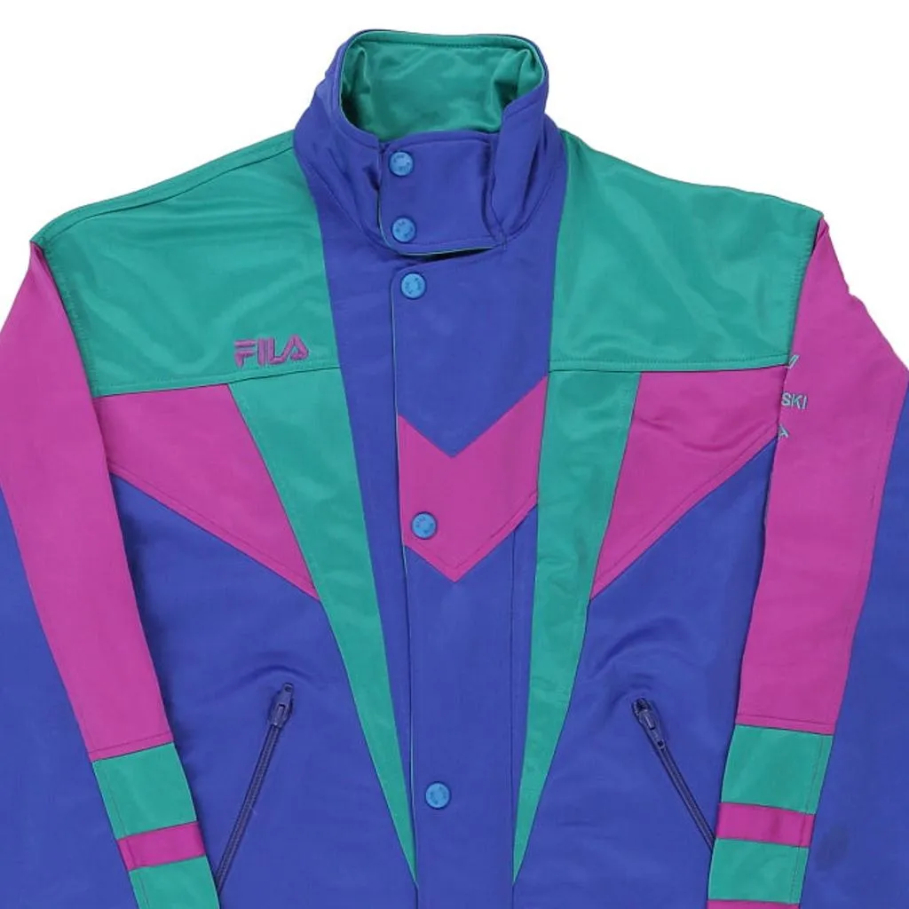 Fila Track Jacket - XS Block Colour Polyester