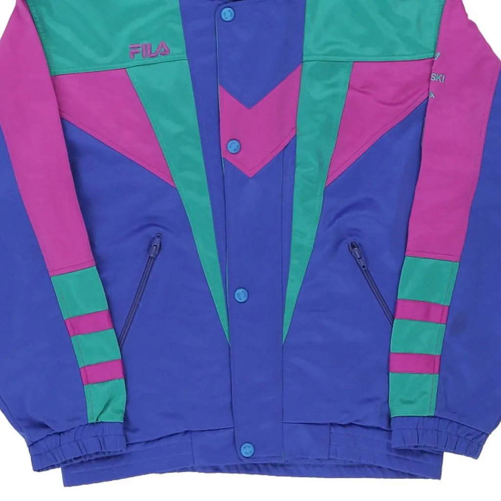 Fila Track Jacket - XS Block Colour Polyester