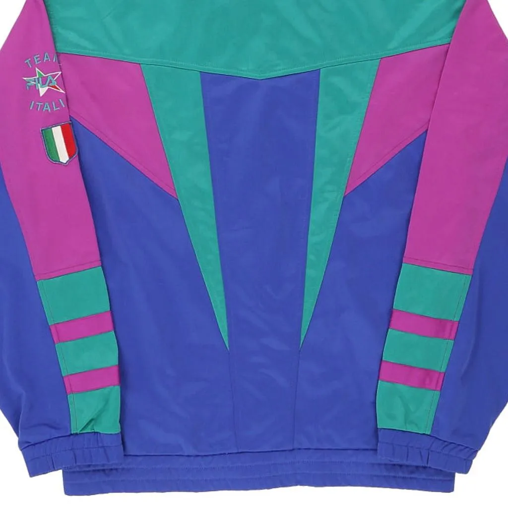 Fila Track Jacket - XS Block Colour Polyester