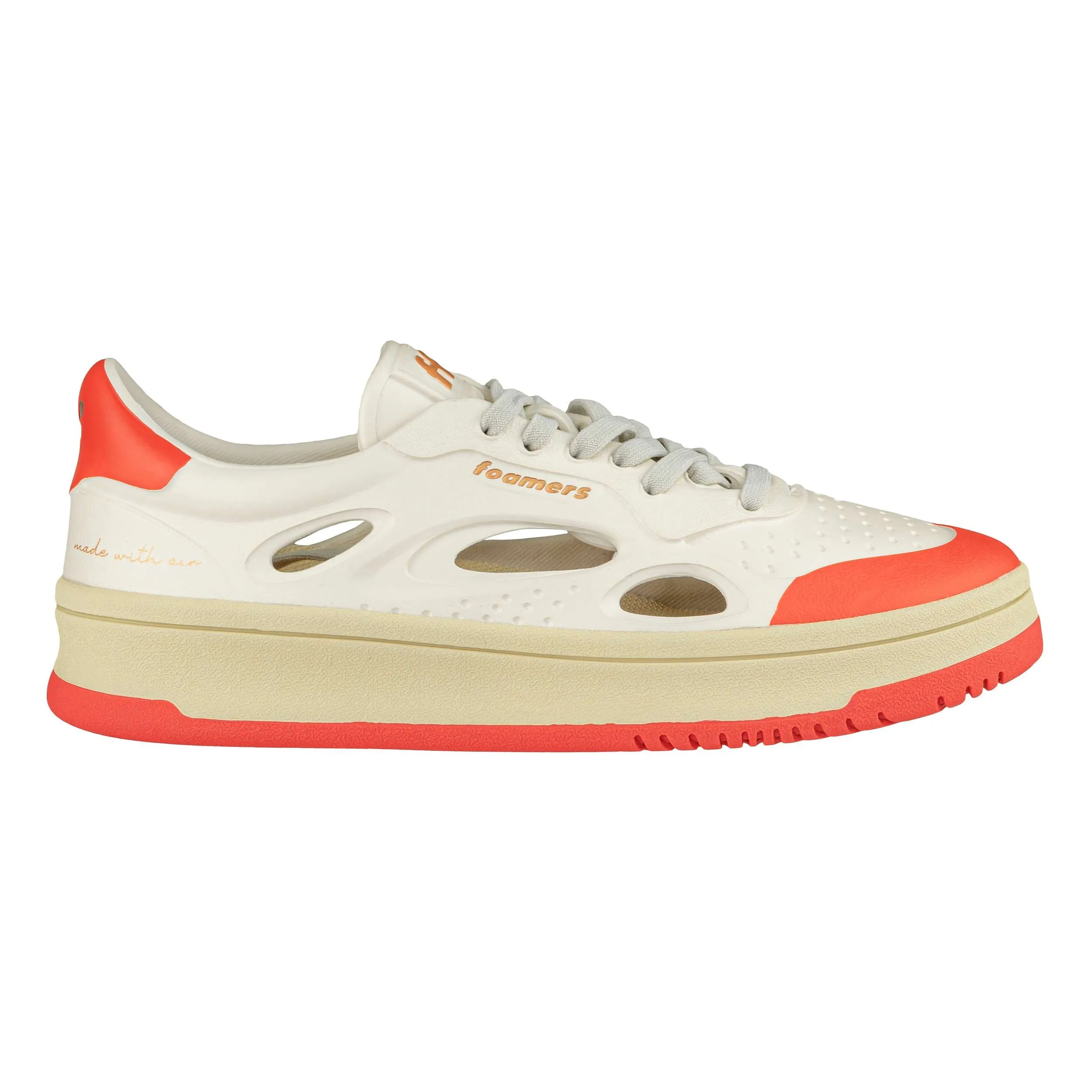 FOAMERS SNEAKERS R12 WHITE-RED