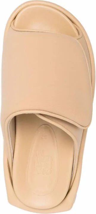 GIABORGHINI open-toe chunky sandals Neutrals