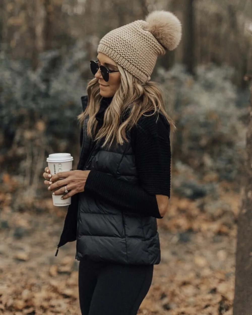 Glacier Park Vest in Black