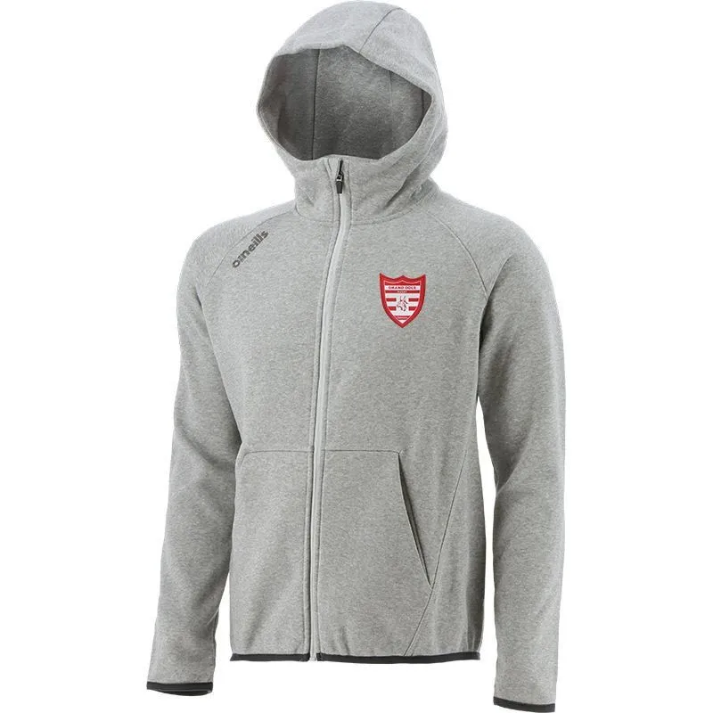 Grand Dole Rugby Henry Fleece Full Zip Hoodie