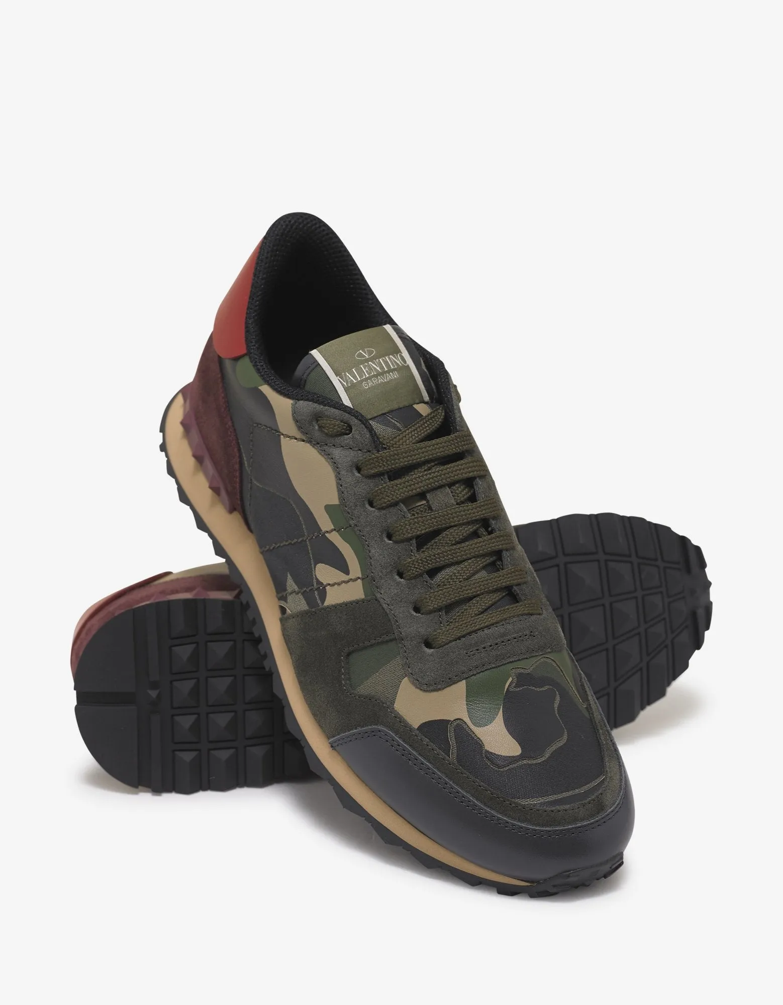 Green & Red Camo Rockrunner Trainers