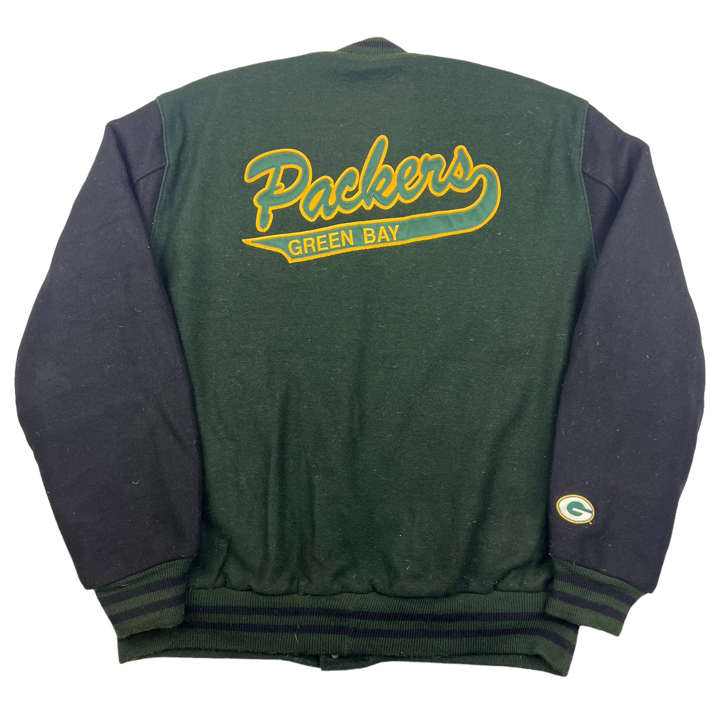 Green Bay Packers Wool Varsity Jacket