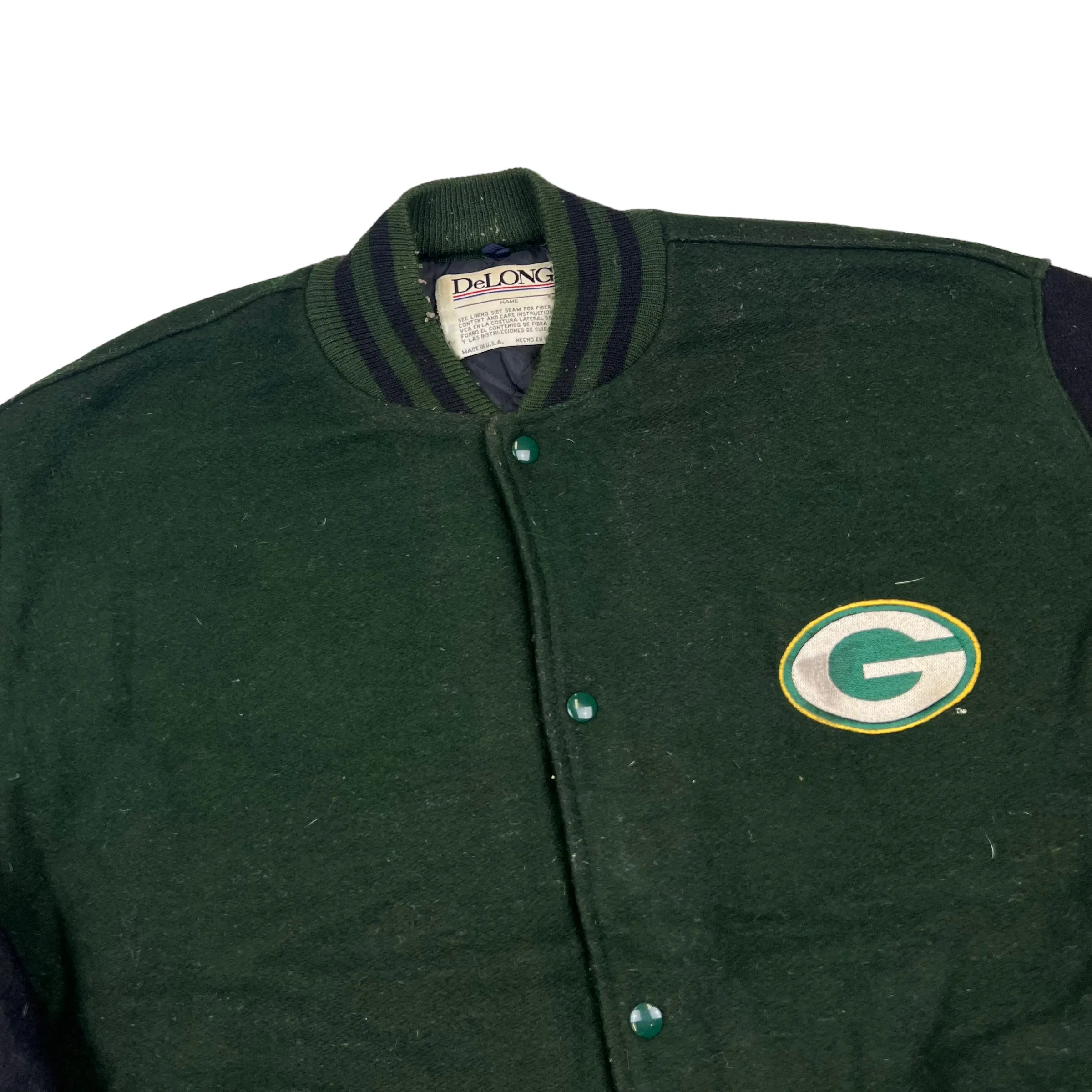 Green Bay Packers Wool Varsity Jacket