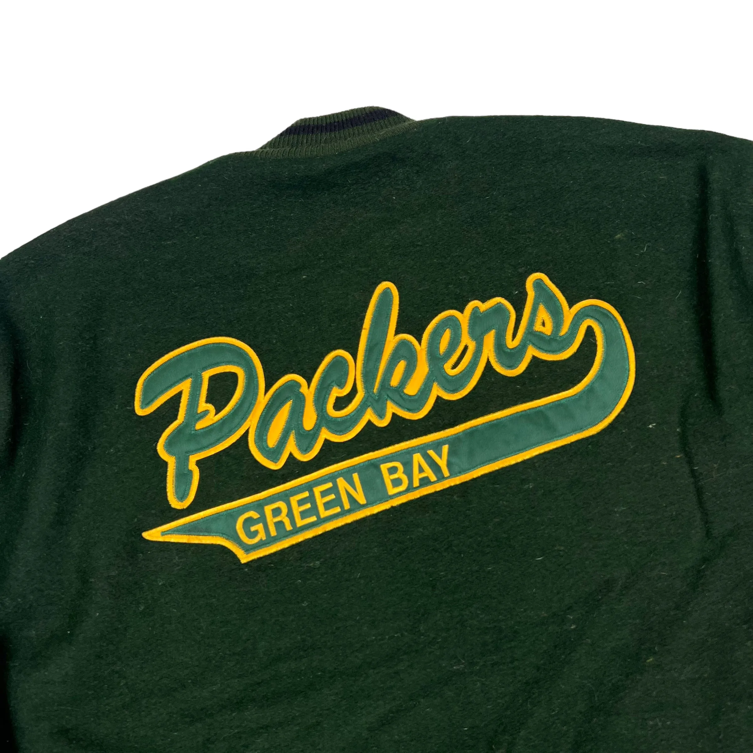 Green Bay Packers Wool Varsity Jacket