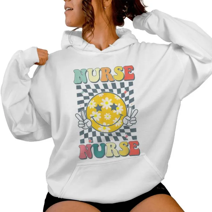 Groovy Nurse Future Nurse Appreciation Nursing Women Hoodie