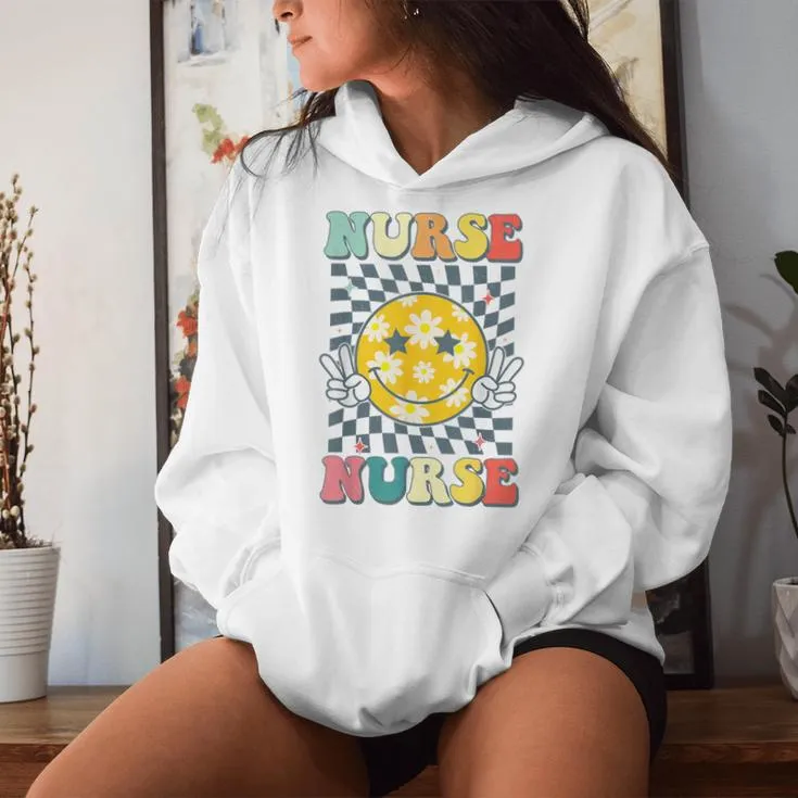 Groovy Nurse Future Nurse Appreciation Nursing Women Hoodie