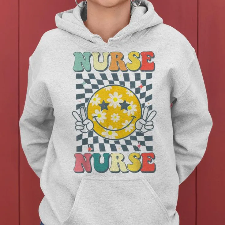 Groovy Nurse Future Nurse Appreciation Nursing Women Hoodie