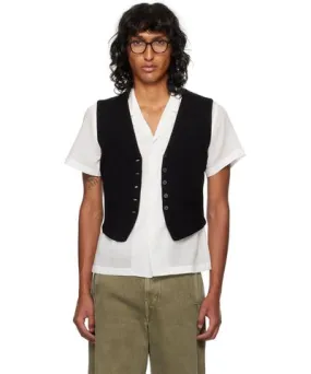 Guest in Residence Black Tailored Vest