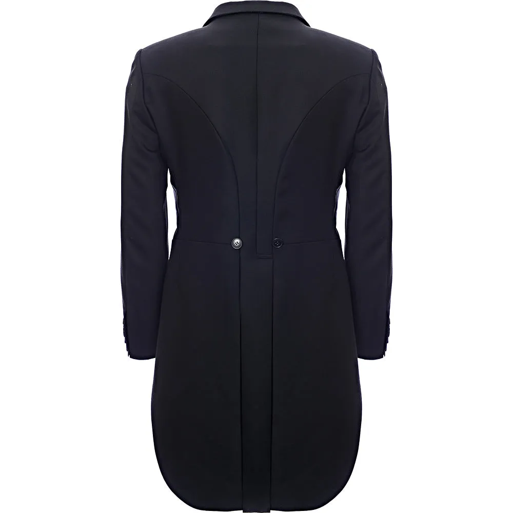 Hackett London Evening Tails Jacket in Black