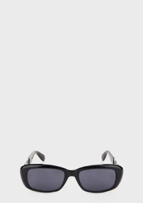 Harlow Cat Sunglasses - Black-