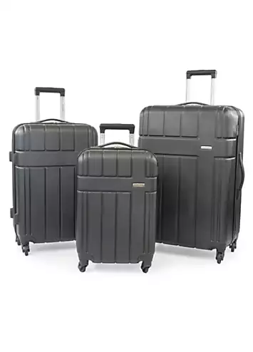 Harlow Lightweight ABS 3 Piece Luggage Set by Pierre Cardin | Kaleidoscope