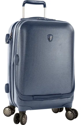 Heys America Portal SmartLuggage 21 Carry-On Spinner Luggage (One Size, Slate Blue)