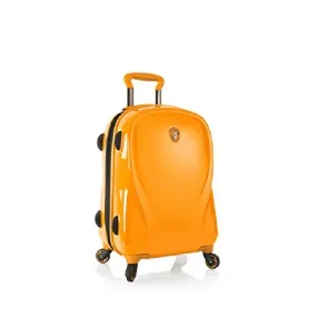 Heys Xcase 2G Atomic Tangerine 21 Carry-On Spinner Luggage, 100% Polycarbonate