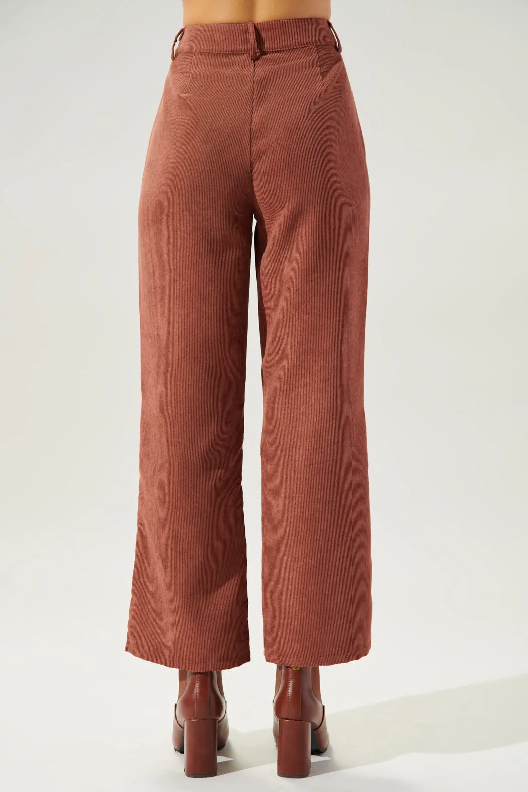 Hickory Wide Leg Corduroy Pants