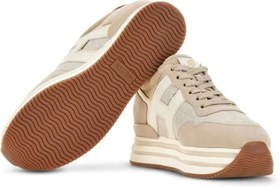 Hogan Midi H483 platform sneakers Neutrals