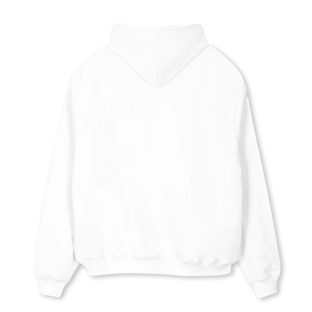 ICH HAB EYAL LIEB White Oversized Hoodie.