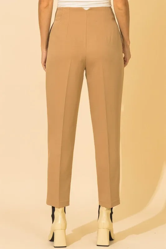 Iliana Tapered Leg Dress Pants - Tuape