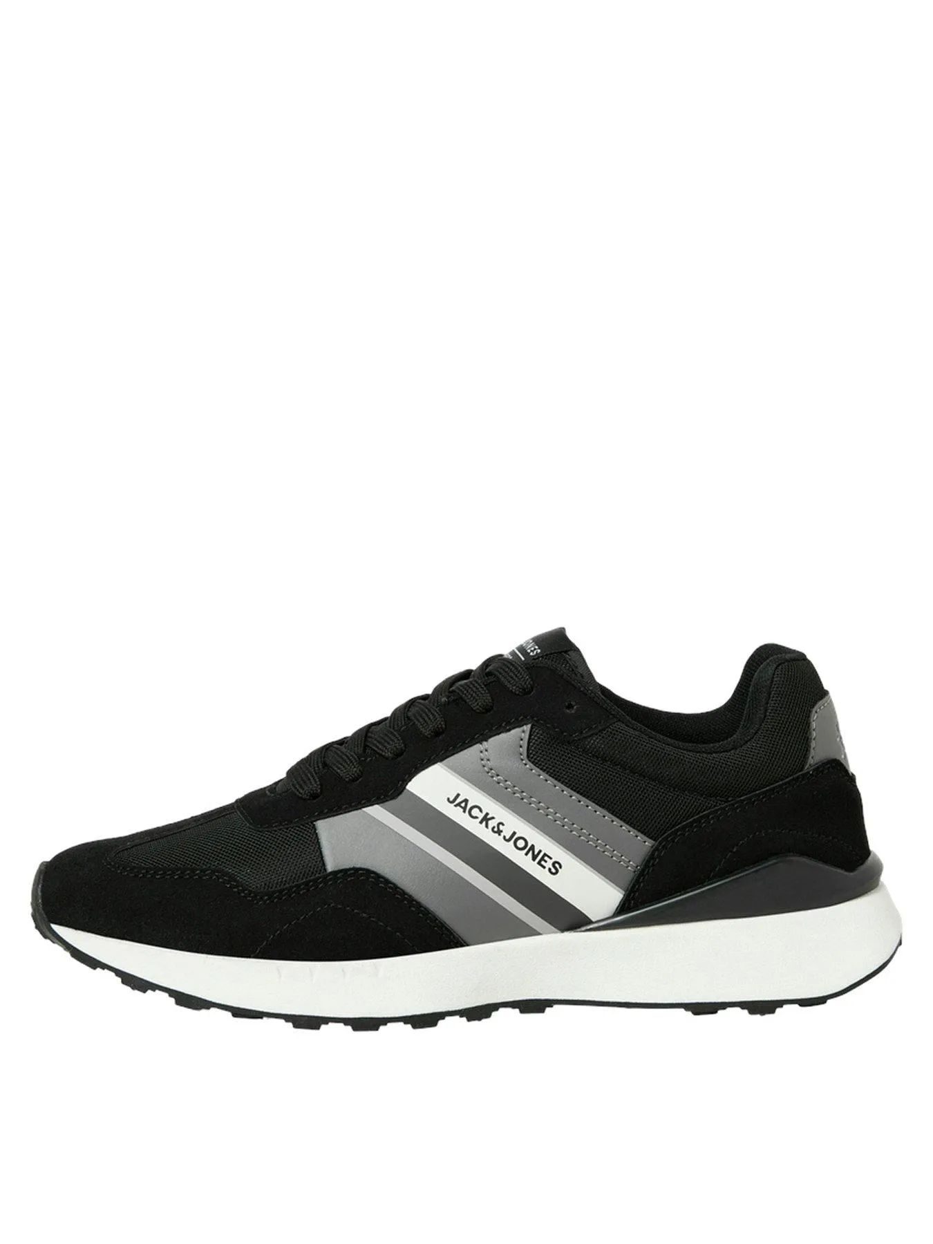 Jack & Jones Jack & Jones Logo Faux Leather Runner Trainers