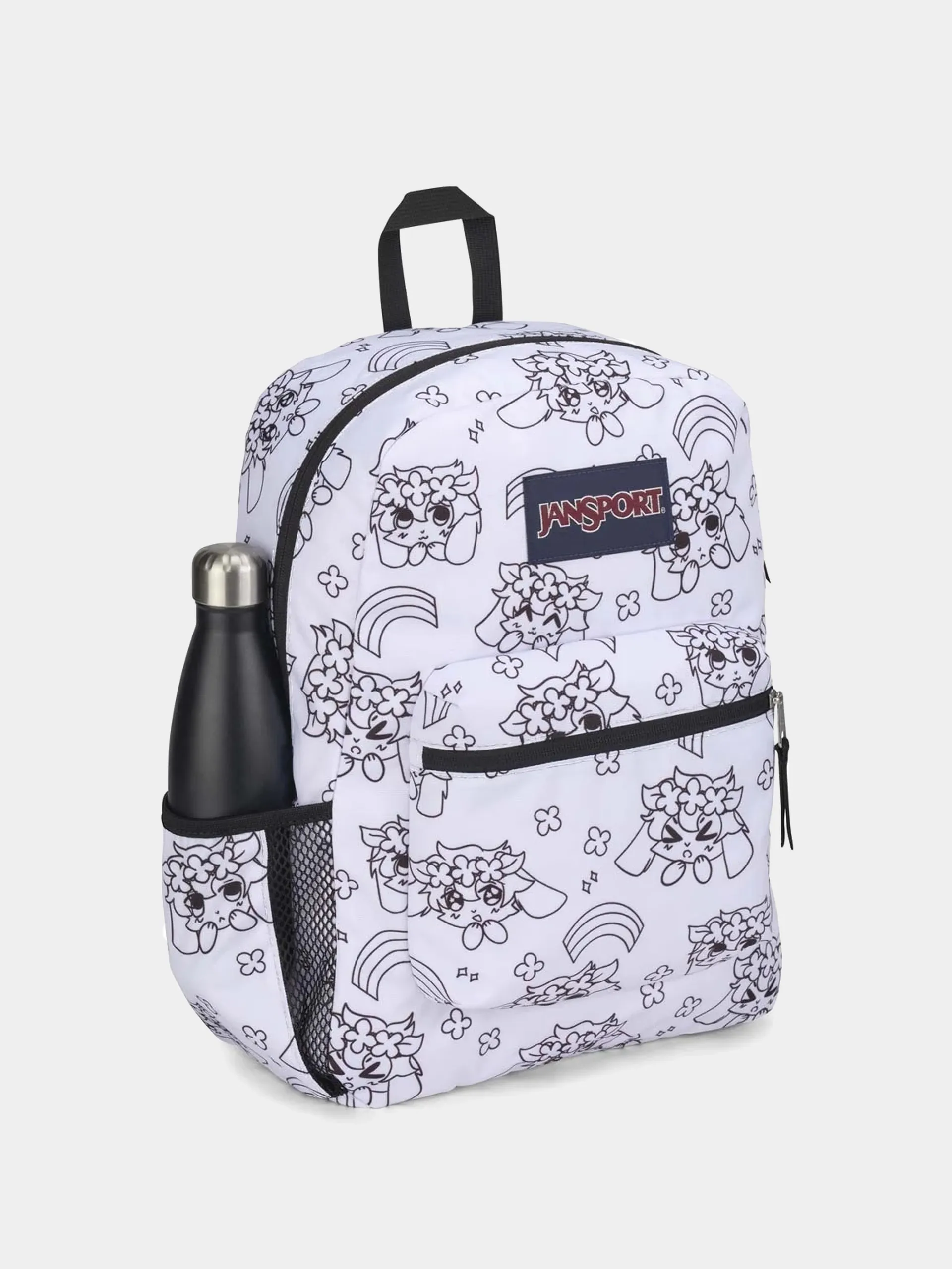 JanSport Cross Town Backpack (anime emotions)