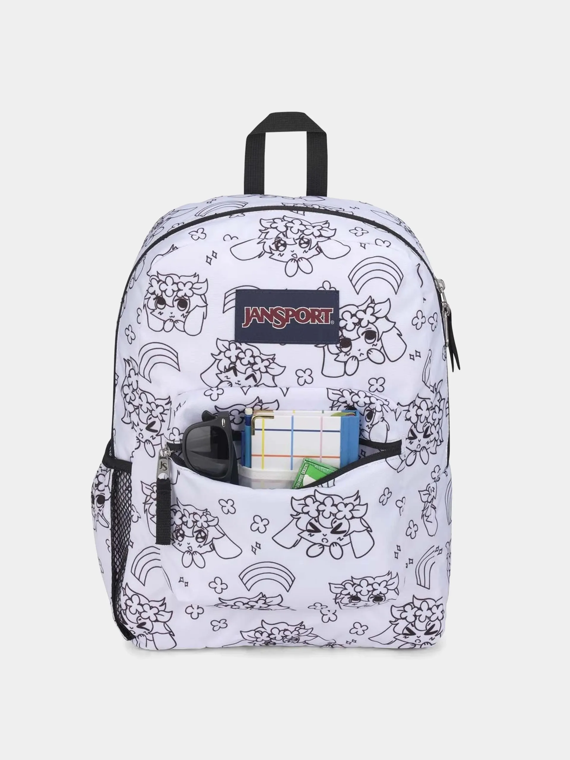 JanSport Cross Town Backpack (anime emotions)