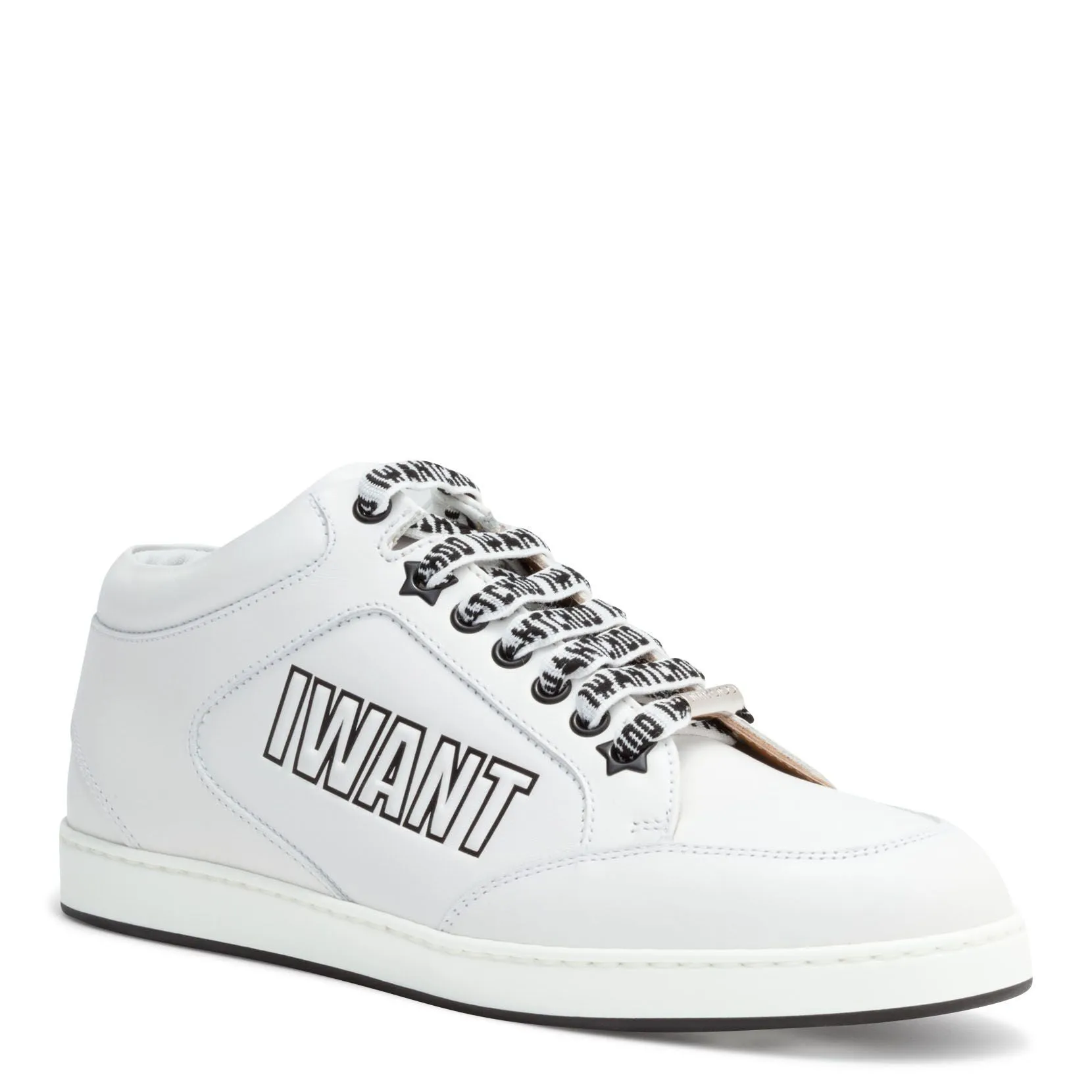 Jimmy Choo Miami white logo sneakers