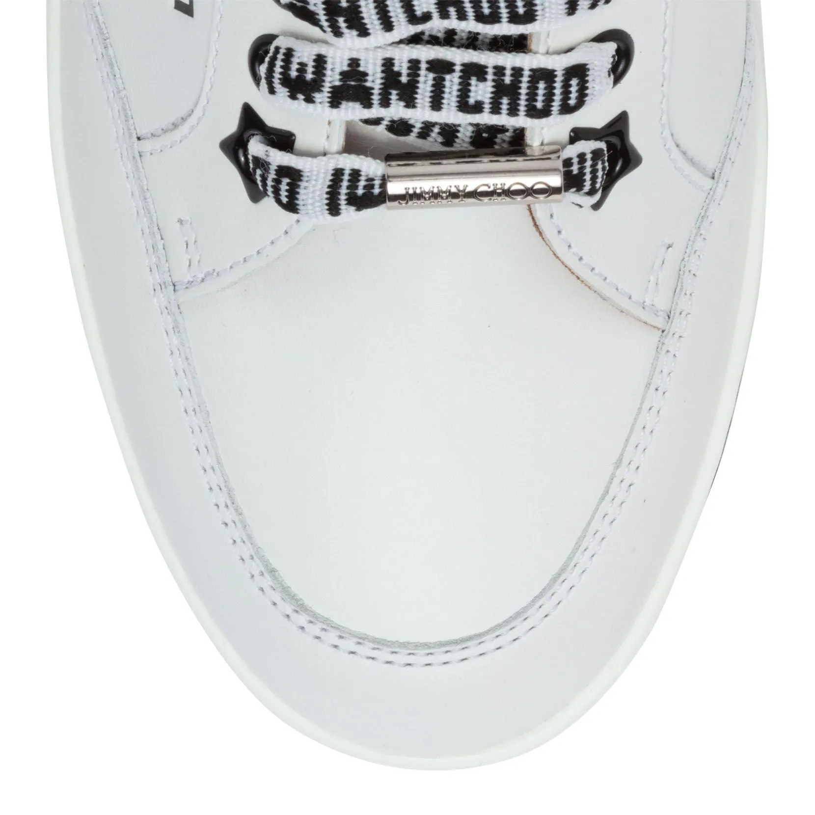 Jimmy Choo Miami white logo sneakers