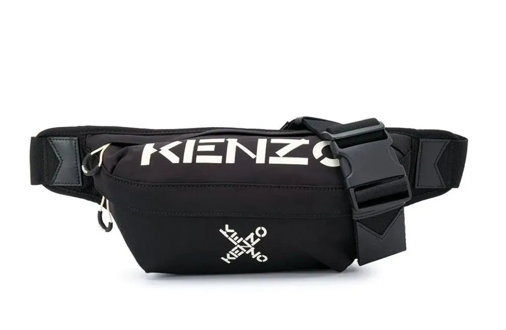 Kenzo Sport Logo Printed Belt Bag