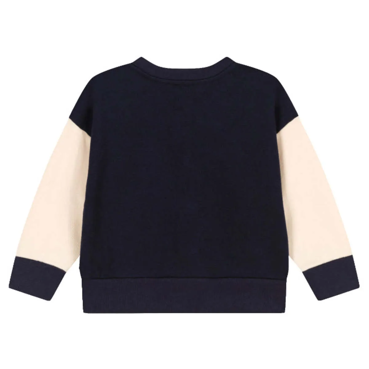 Kids Petit Bateau Baby Lereve Fleece Baseball Jacket - Smoking Blue