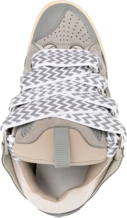 Lanvin Curb lace-up low-top sneakers Grey