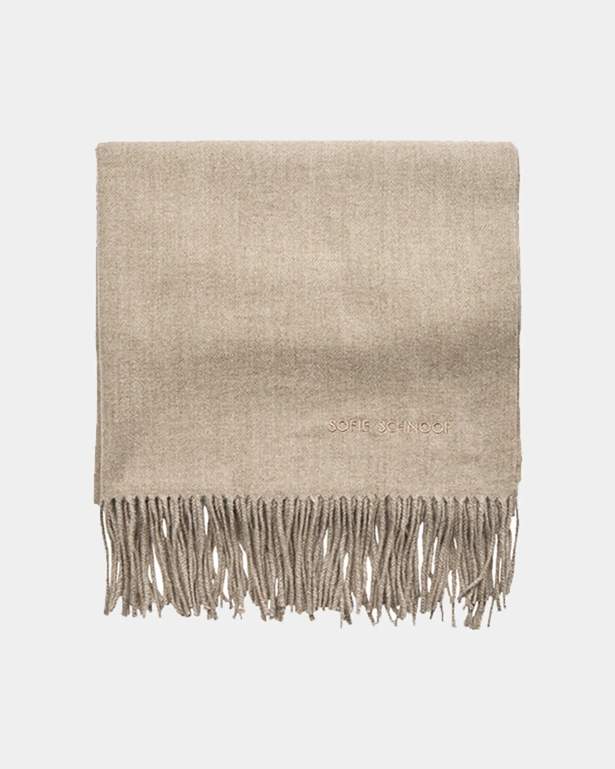 LAURASY SCARF - Brown melange