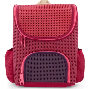 Light + Nine Student Backpack, Multi Rose