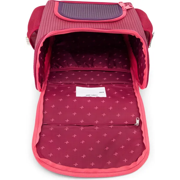 Light + Nine Student Backpack, Multi Rose