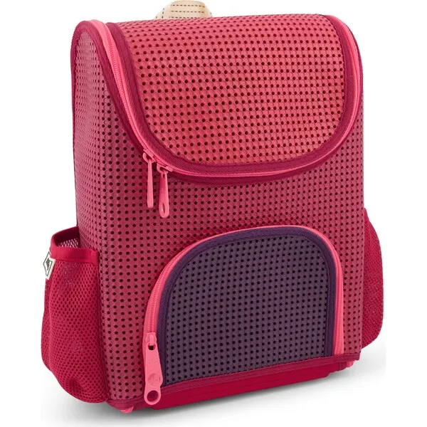 Light + Nine Student Backpack, Multi Rose