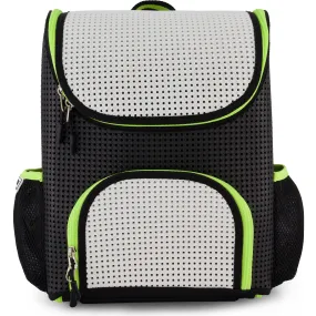 Light + Nine Student Backpack Neon Lime