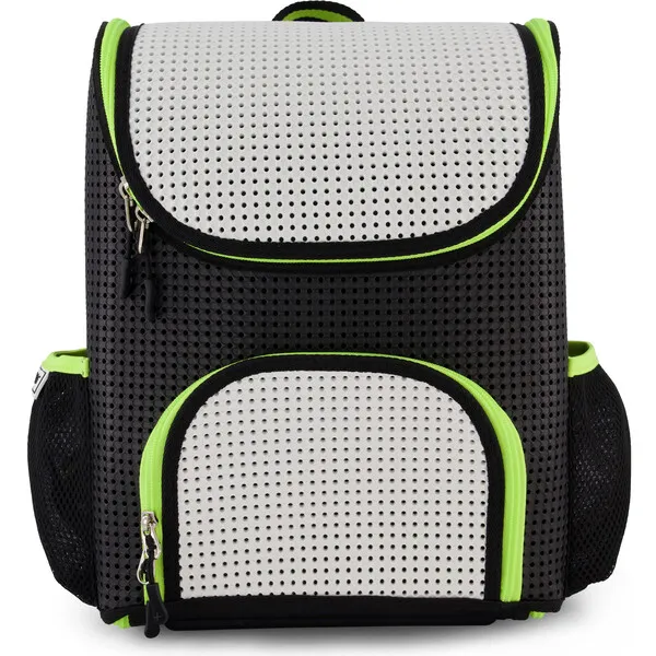 Light + Nine Student Backpack Neon Lime